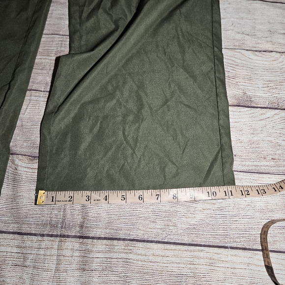 Romwe Fairycore Skull Print Green Wide Leg Cargo Pants - Picture 8 of 10